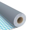 2 db szürke öntapadó pvc ajtófólia 500 x 90 cm