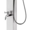 Rozsdamentes acél kerti zuhany 220 cm