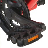 21 sebességes piros mountain bike 27,5 hüvelykes kerékkel 38 cm
