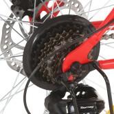 21 sebességes piros mountain bike 27,5 hüvelykes kerékkel 38 cm