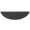 10 db öntapadós lépcsőszőnyeg 56 x 17 x 3 cm antracit félkör alakú