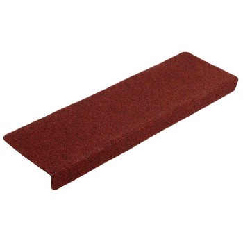 10 db öntapadós lépcsőszőnyeg 65 x 21 x 4 cm bordói téglalap alakú széllel
