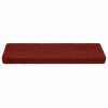 10 db öntapadós lépcsőszőnyeg 65 x 21 x 4 cm bordói téglalap alakú széllel