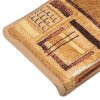 5 db bézs öntapadó lépcsőszőnyeg 65x21x4 cm