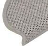 15 db szizál hatású ezüstszínű öntapadó lépcsőszőnyeg 65x21x4cm