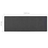 Antracitszürke futószőnyeg 50 x 150 cm Antracitszürke futószőnyeg 50 x 150 cm