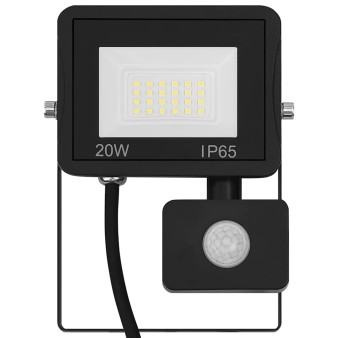 Meleg fehér fényű szenzoros led reflektor 20 w