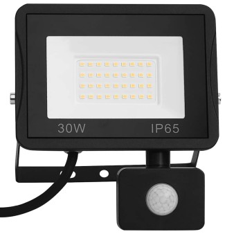 Hideg fehér fényű szenzoros led-reflektor 30 w