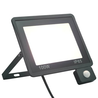 Hideg fehér fényű szenzoros led-reflektor 100 w