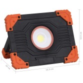 Hideg fehér fényű hordozható abs led-reflektor 10 w Hideg fehér fényű hordozható abs led-reflektor 10 w