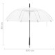 Átlátszó esernyő 100 cm Átlátszó esernyő 100 cm