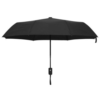 Fekete automatikusan összecsukható esernyő 95 cm