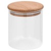 10 db üvegedény bambuszfedéllel 600 ml