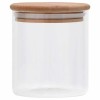 10 db üvegedény bambuszfedéllel 600 ml
