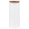 6 db üvegedény bambuszfedéllel 1000 ml