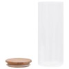 6 db üvegedény bambuszfedéllel 1000 ml