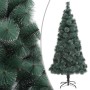 Zöld pet műkarácsonyfa állvánnyal 120 cm