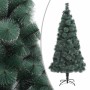 Zöld pet műkarácsonyfa állvánnyal 240 cm