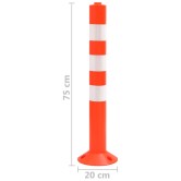 10 db pe forgalomterelő oszlop 75 cm 10 db pe forgalomterelő oszlop 75 cm