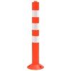 10 db polietilén forgalomterelő oszlop lánccal 75 cm