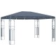 Antracitszürke pavilon led fényfüzérrel 400 x 300 cm Antracitszürke pavilon led fényfüzérrel 400 x 300 cm