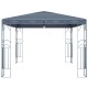 Antracitszürke pavilon led fényfüzérrel 400 x 300 cm Antracitszürke pavilon led fényfüzérrel 400 x 300 cm
