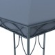 Antracitszürke pavilon led fényfüzérrel 400 x 300 cm Antracitszürke pavilon led fényfüzérrel 400 x 300 cm