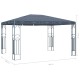 Antracitszürke pavilon led fényfüzérrel 400 x 300 cm Antracitszürke pavilon led fényfüzérrel 400 x 300 cm