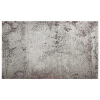 Fekete, falra szerelhető mágneses üvegtábla 100 x 60 cm