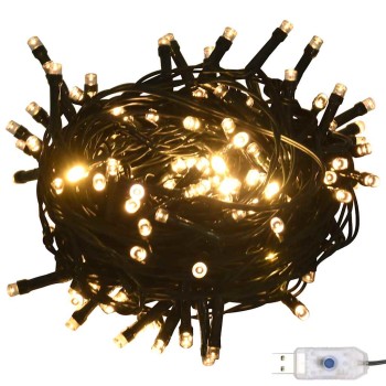 120 részes karácsonyi gömbszett csúccsal és 300 led-del