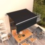 Antracitszürke automata napellenző redőnnyel 3,5 x 2,5 m