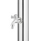 Rozsdamentes acél kerti zuhany barna aljjal 220 cm Rozsdamentes acél kerti zuhany barna aljjal 220 cm