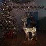 Színes rénszarvasos karácsonyi dekoráció 140 led-del 120 cm