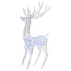 Színes xxl akril karácsonyi rénszarvas 250 led-del 180 cm