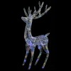 Színes xxl akril karácsonyi rénszarvas 250 led-del 180 cm