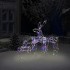 3 darabos rénszarvasos karácsonyi díszvilágítás 229 led-del