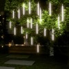 20 db 480 led-es hideg fehér bel-/kültéri meteor fényfüzér 30cm