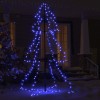 200 led-es beltéri/kültéri kúp alakú karácsonyfa 98 x 150 cm