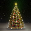 180 led-es hideg fehér karácsonyi fényháló 180 cm