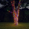 5 db 5x200 led-es színes bel-/kültéri napelemes fényfüzér
