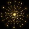 10 db karácsonyi meleg fehér tűzijátéklámpa 1400 led-del 20 cm