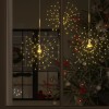10 db karácsonyi meleg fehér tűzijátéklámpa 1400 led-del 20 cm