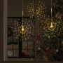 10 db karácsonyi meleg fehér tűzijátéklámpa 1400 led-del 20 cm