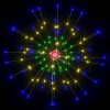 4 db kültéri karácsonyi többszínű tűzijátéklámpa 560 led 20 cm