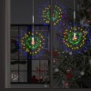 4 db kültéri karácsonyi többszínű tűzijátéklámpa 560 led 20 cm