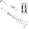 10 db karácsonyi többszínű tűzijátéklámpa 1400 led-del 20 cm