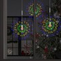 10 db karácsonyi többszínű tűzijátéklámpa 1400 led-del 20 cm