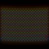 Színes kültéri hálós karácsonyi világítás 204 led-del 3 x 2 m