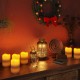 24 db lángmentes meleg fehér led-es gyertya távirányítóval 24 db lángmentes meleg fehér led-es gyertya távirányítóval