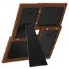Sötétbarna mdf fényképkeretszett 4 db 13 x 18 cm-es képhez